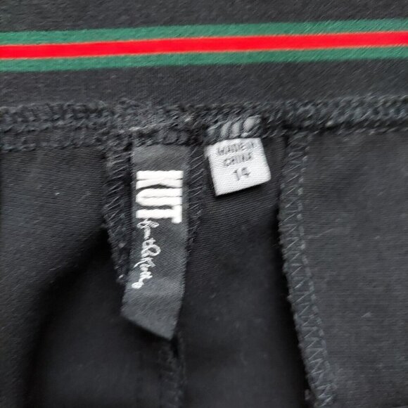 Kut From The Kloth Womens Black Pants Size 14 See Measurement in Desc - Picture 4 of 4